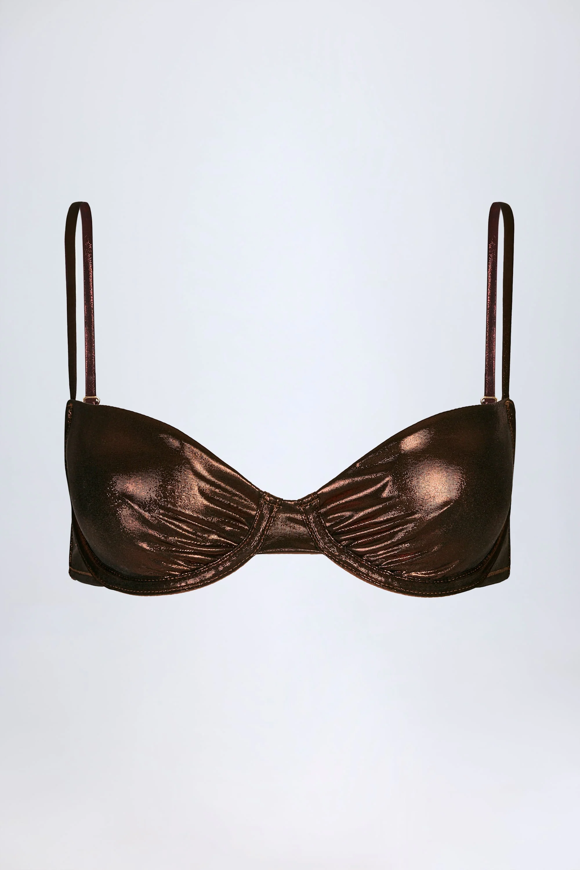 Underwired Bikini Top in Bronze - Image 4