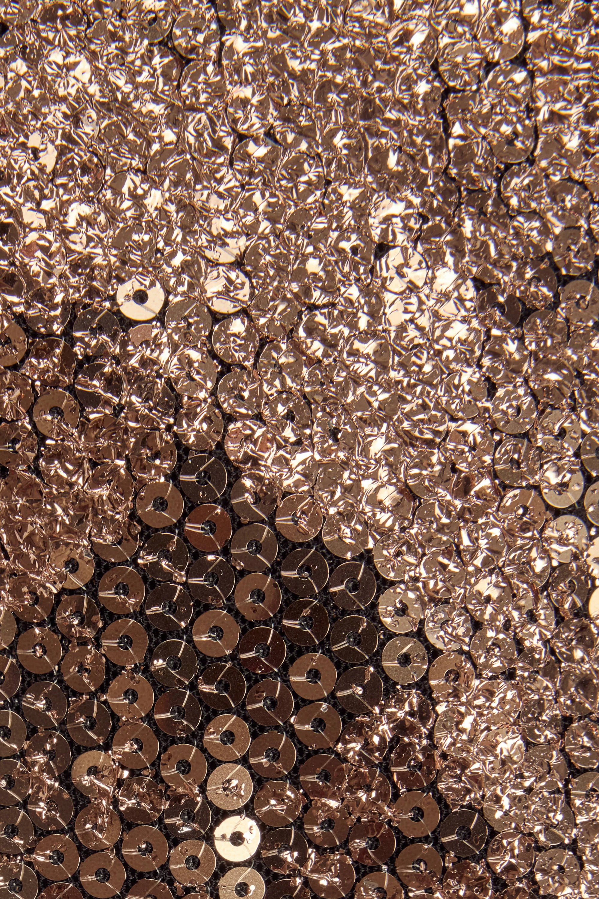 Embellished Straight-Neck Maxi Dress in Black Gold Foil - Image 4