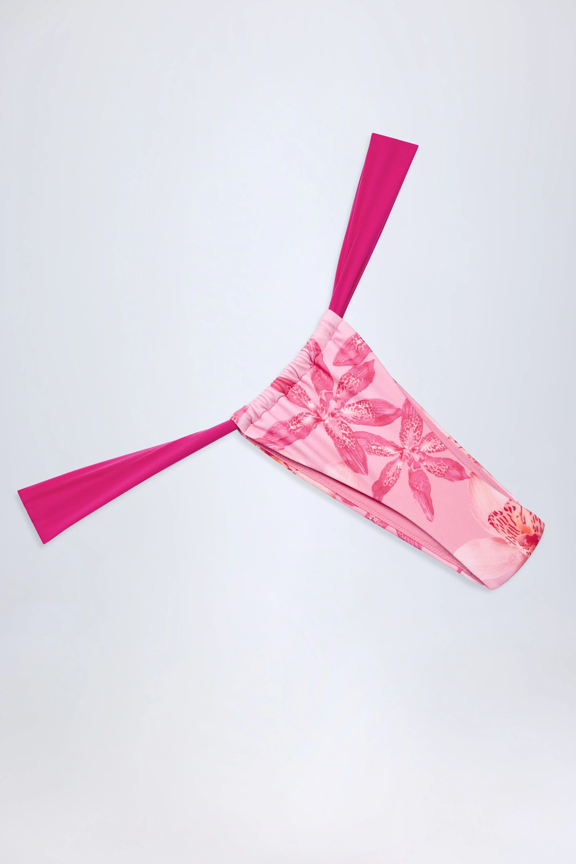 Cheeky Bikini Bottoms in Pink Orchid Print - Image 5