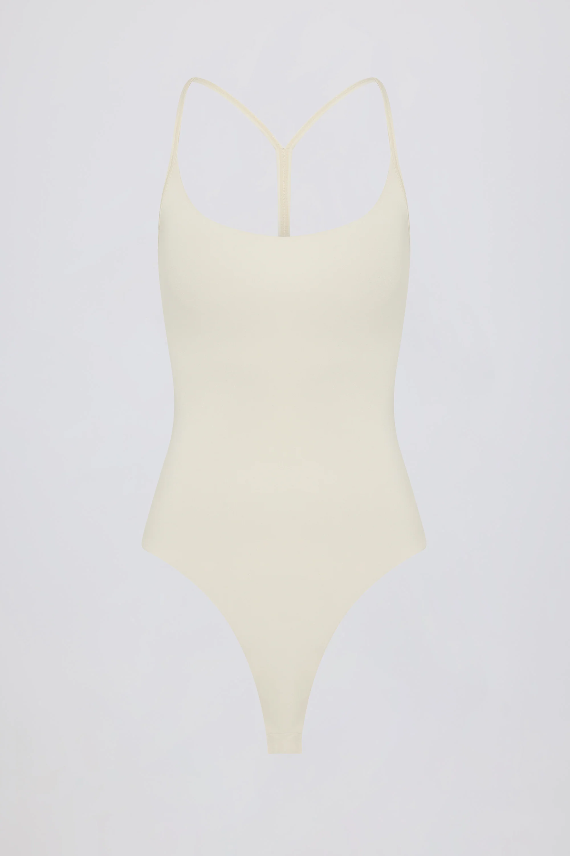 Cut-Out Bodysuit in Oat - Image 4