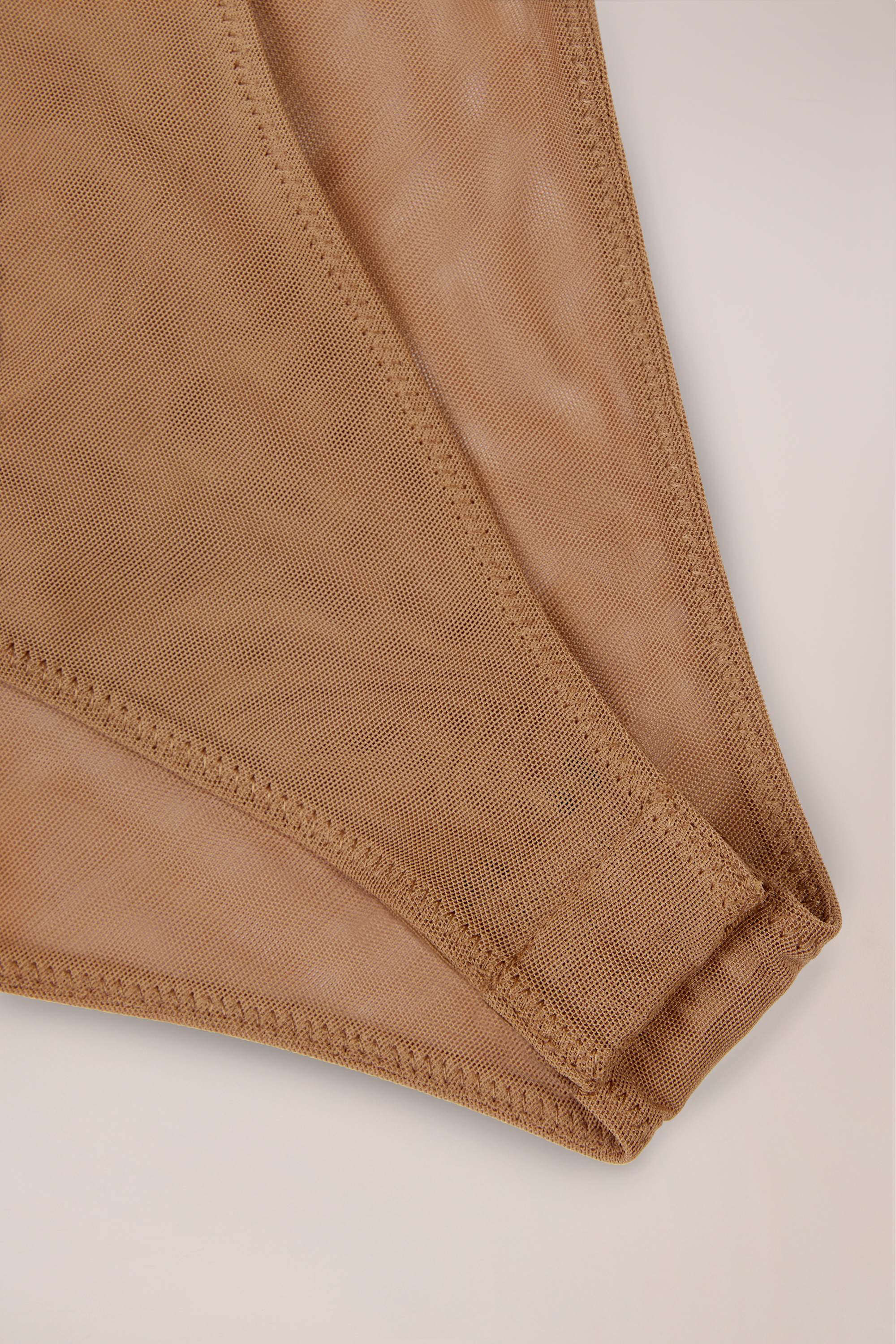 Strapless Bodysuit in Almond - Image 3