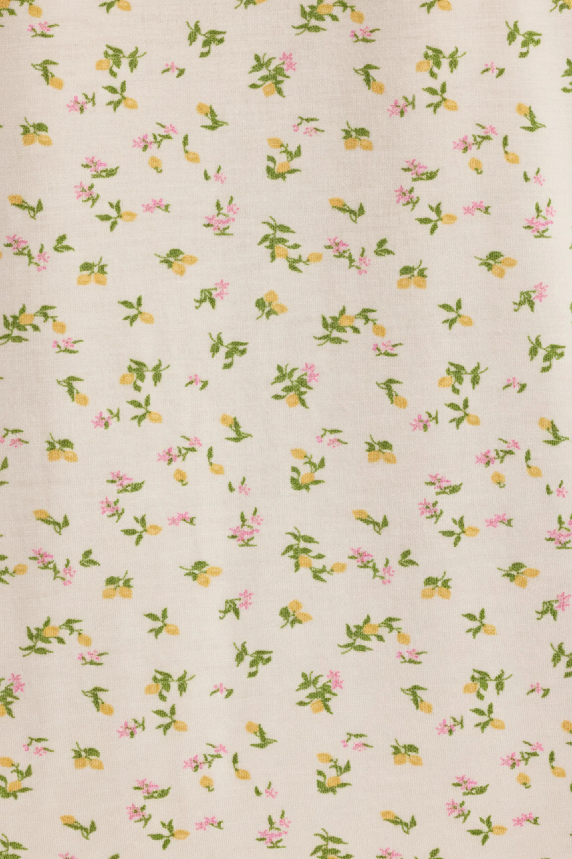 Modal Camisole Pyjama Top in Lemon Print - Image 4