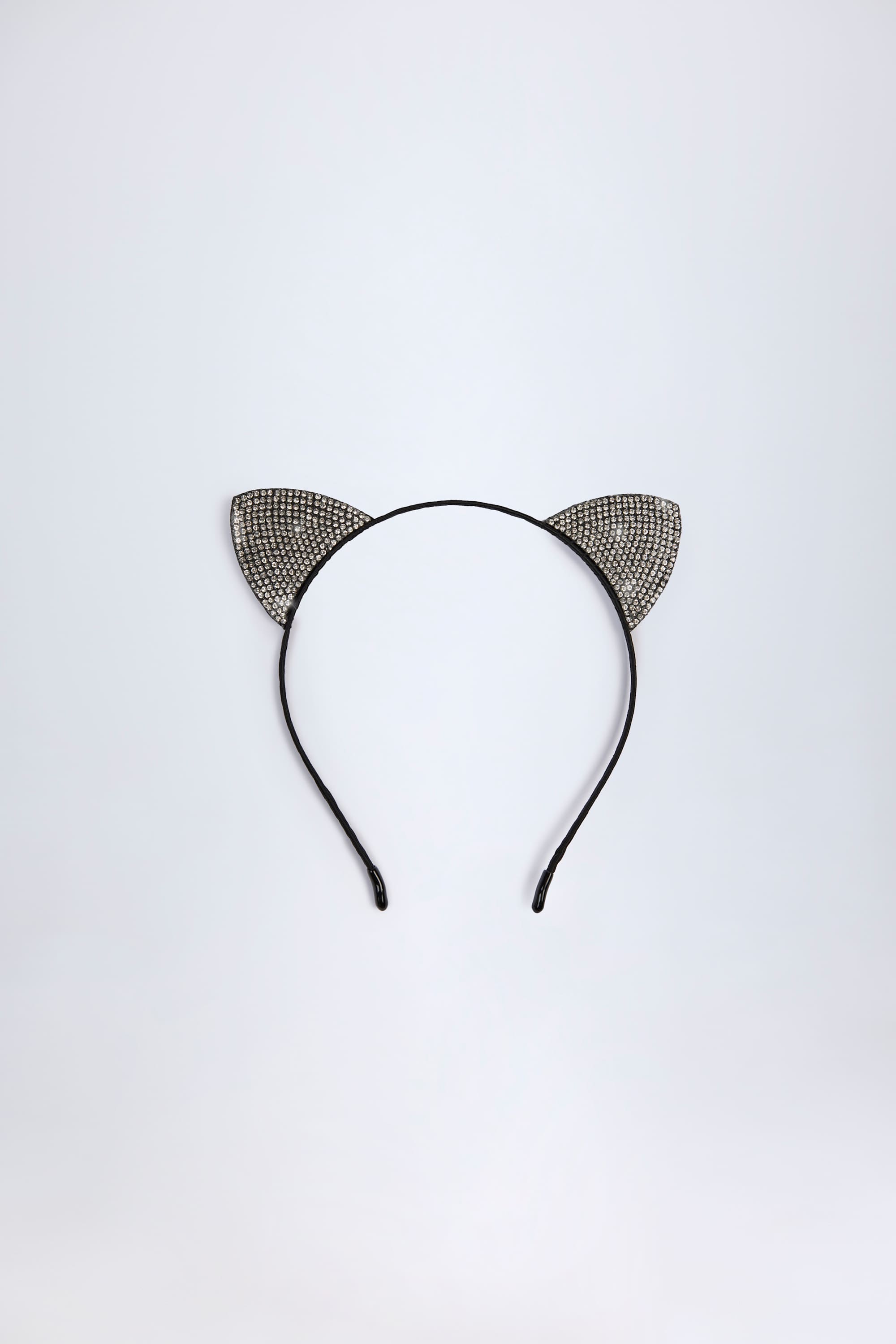 Cat Ears Headband in Black - Image 2