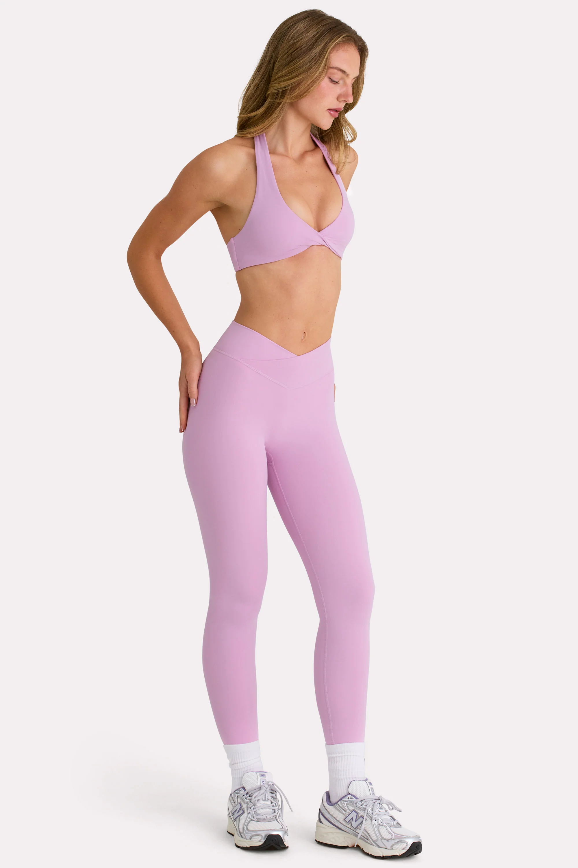 Soft Active Leggings in Sweet Pink - Image 7