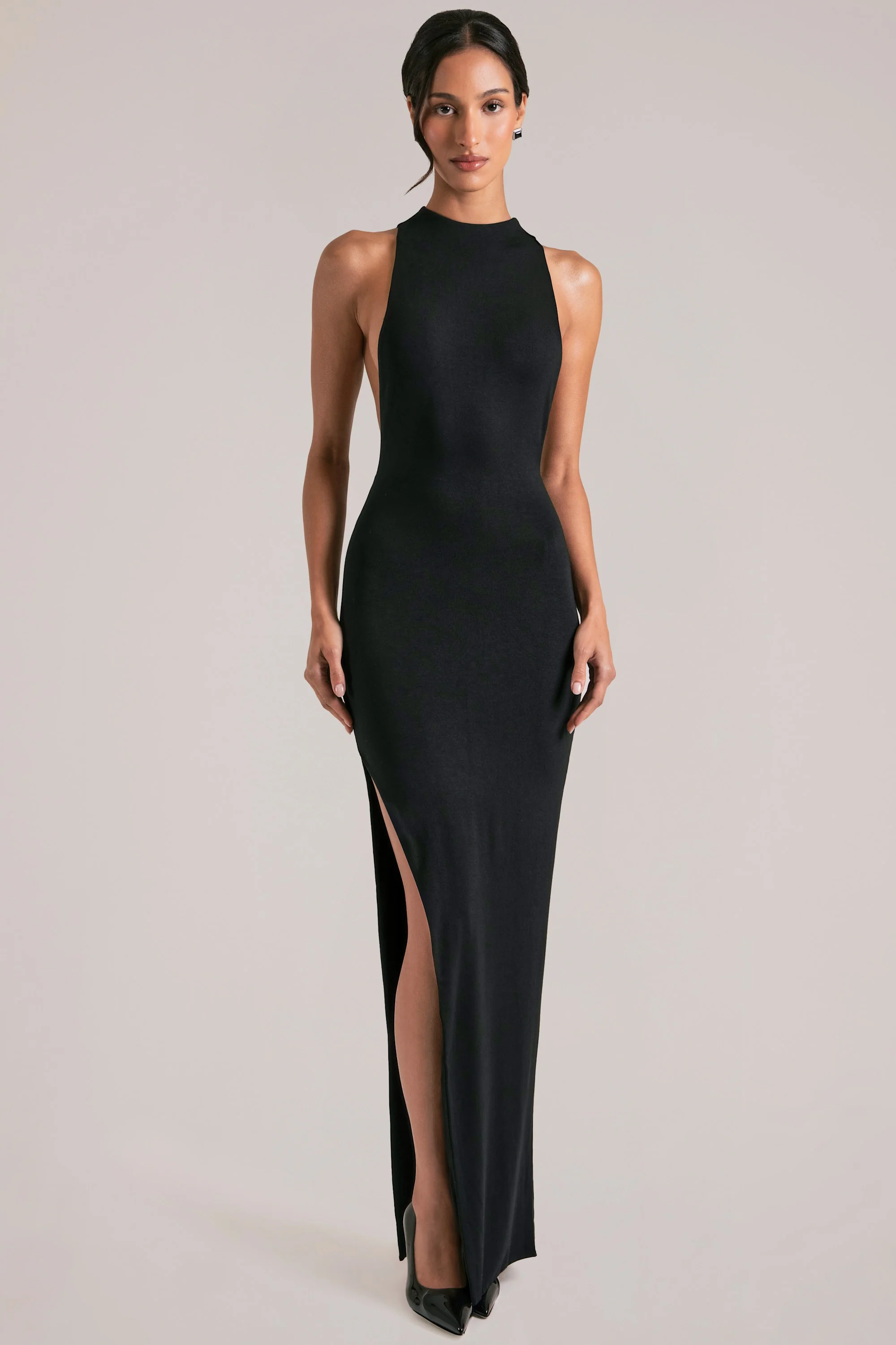 Sleeveless Maxi Dress  in Black - Image 7