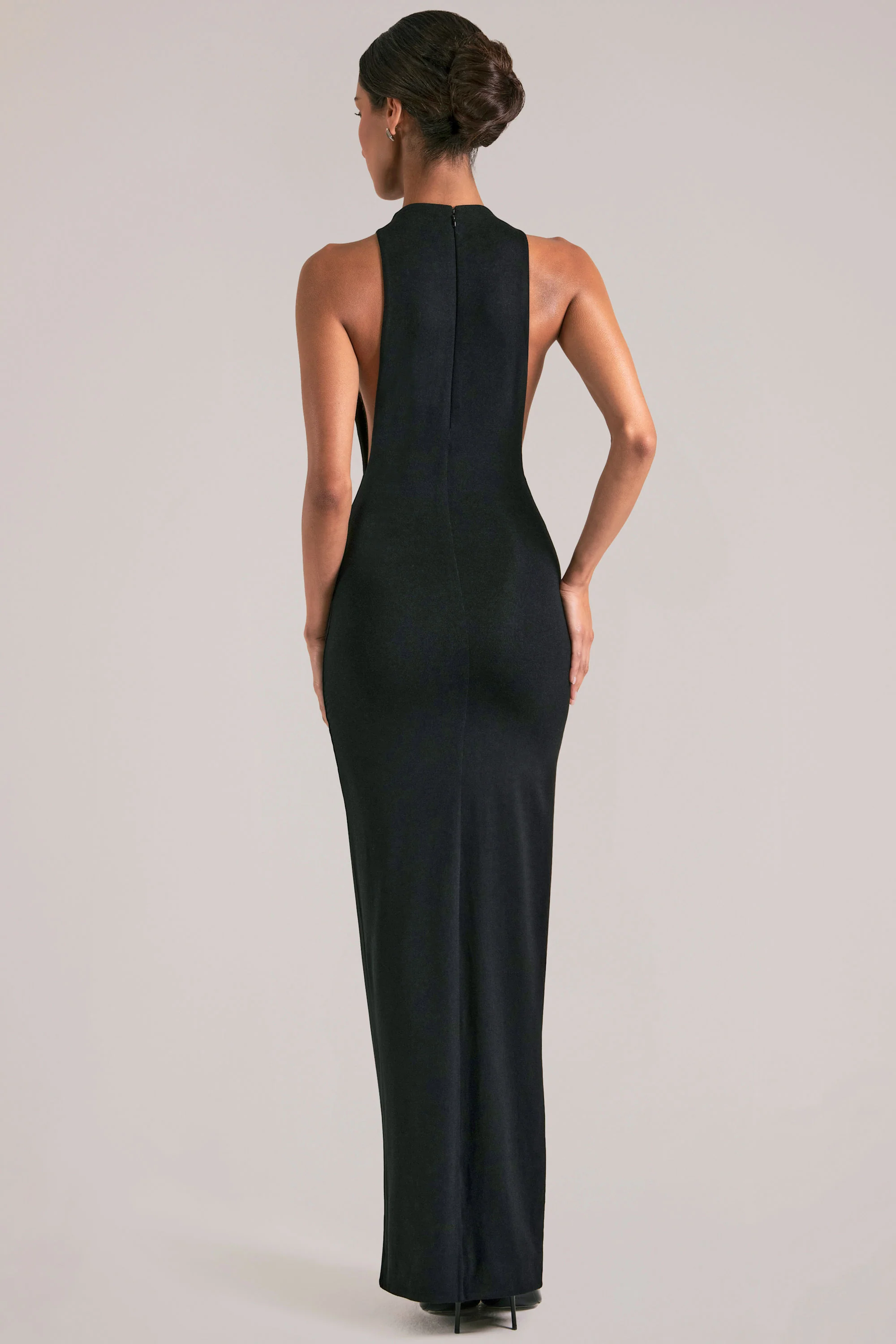 Sleeveless Maxi Dress  in Black - Image 8
