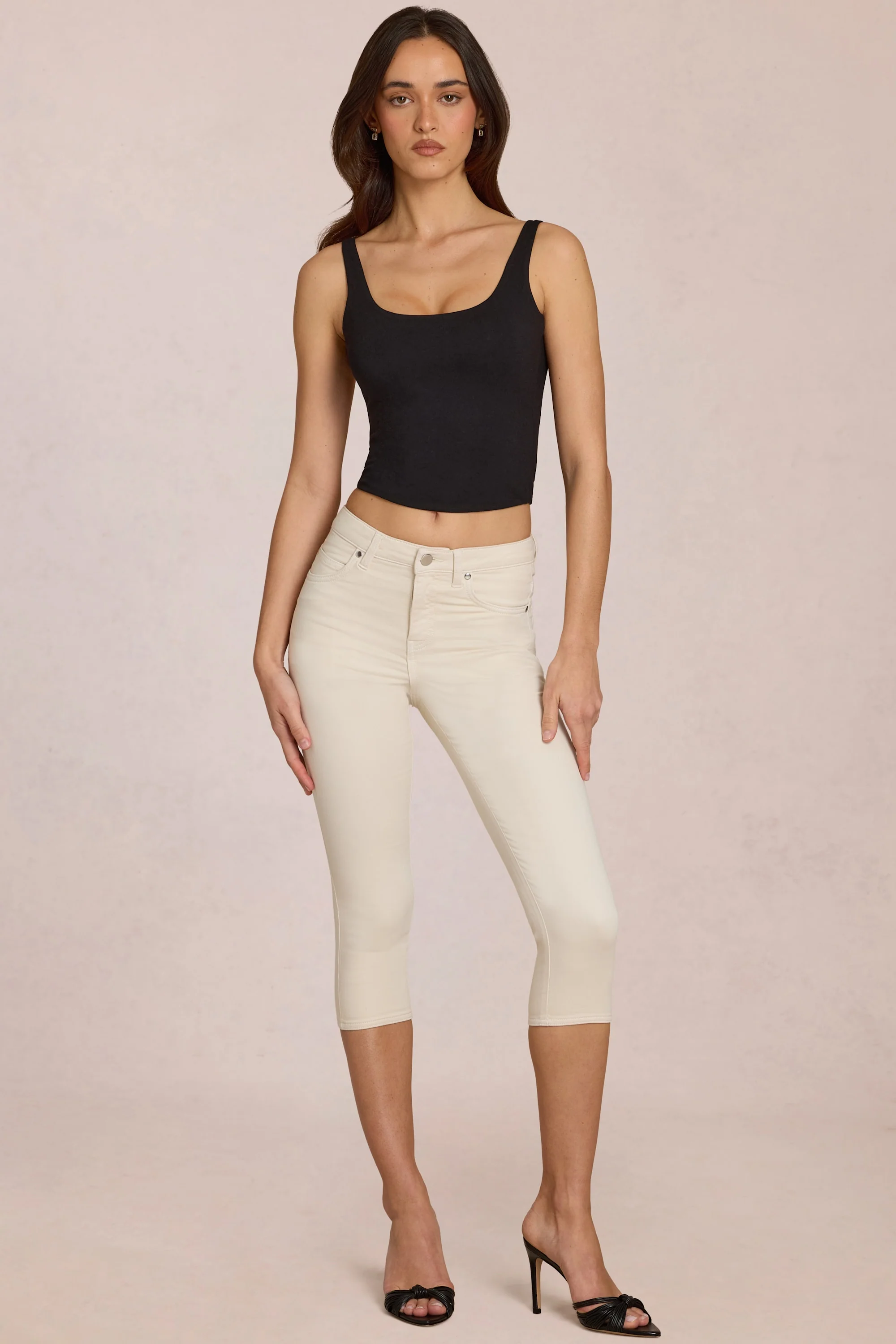 Modal Tie-Back Top in Black - Image 8