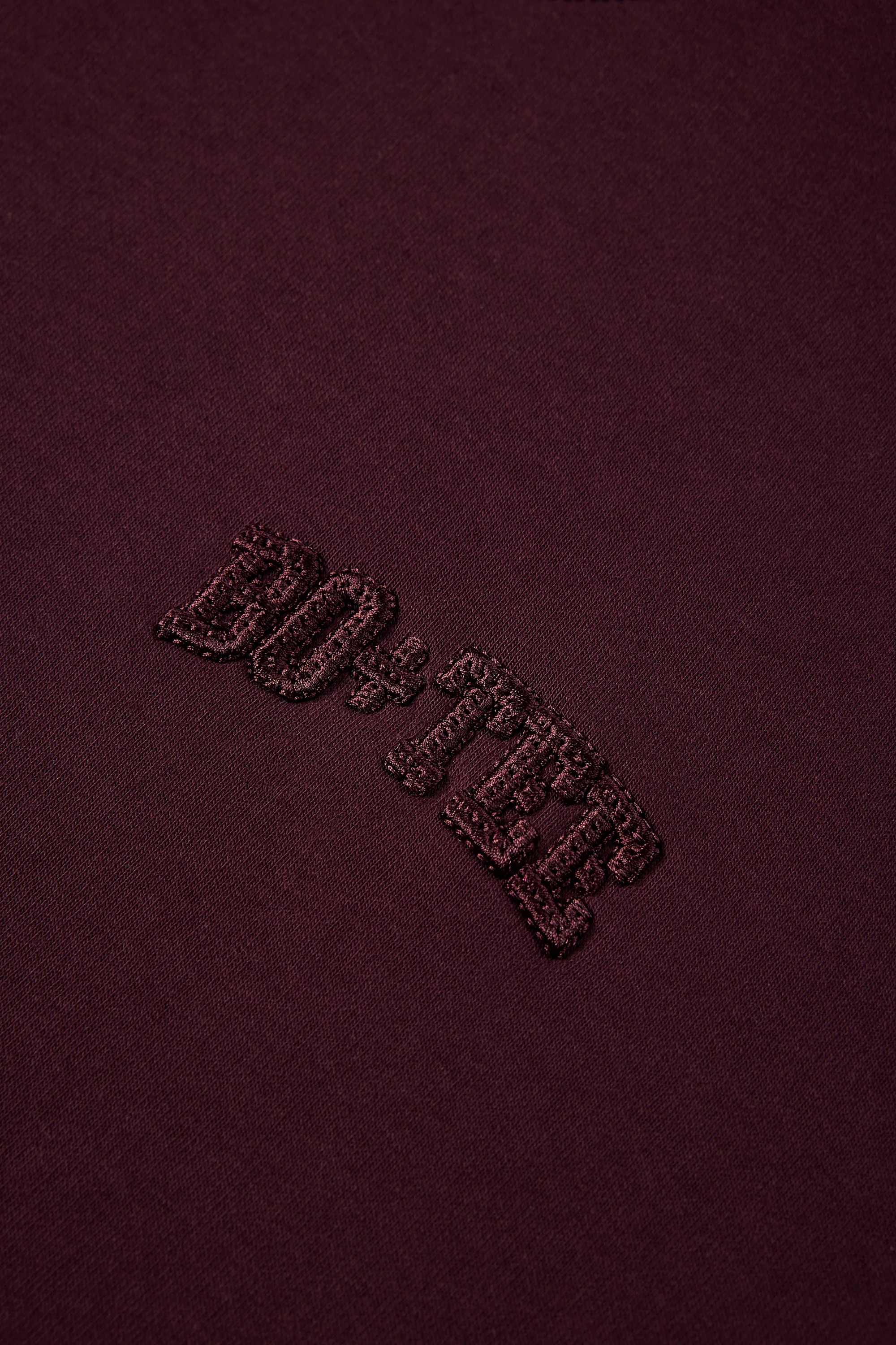 Oversized Crew-Neck Jumper in Burgundy - Image 6