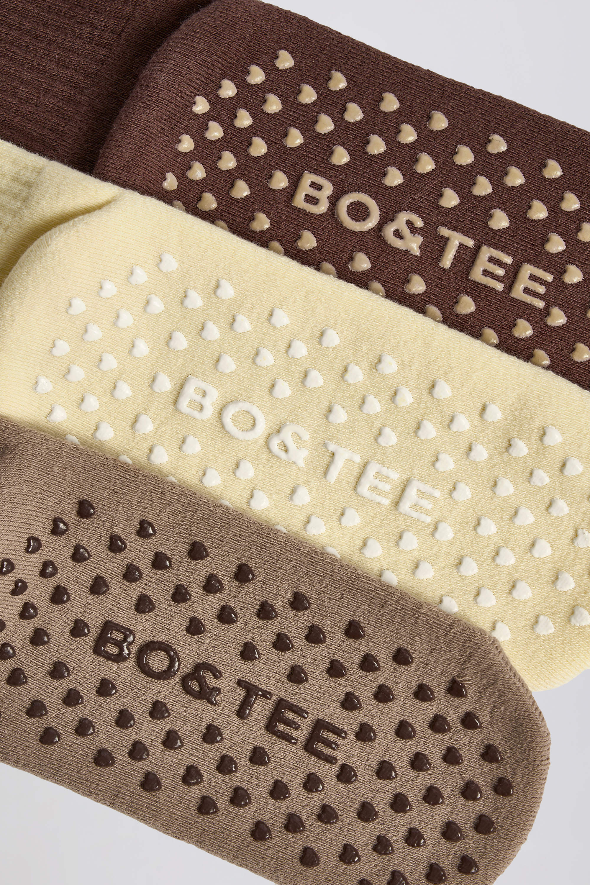 Pilates Sock Bundle in Mocha Multi - Image 3