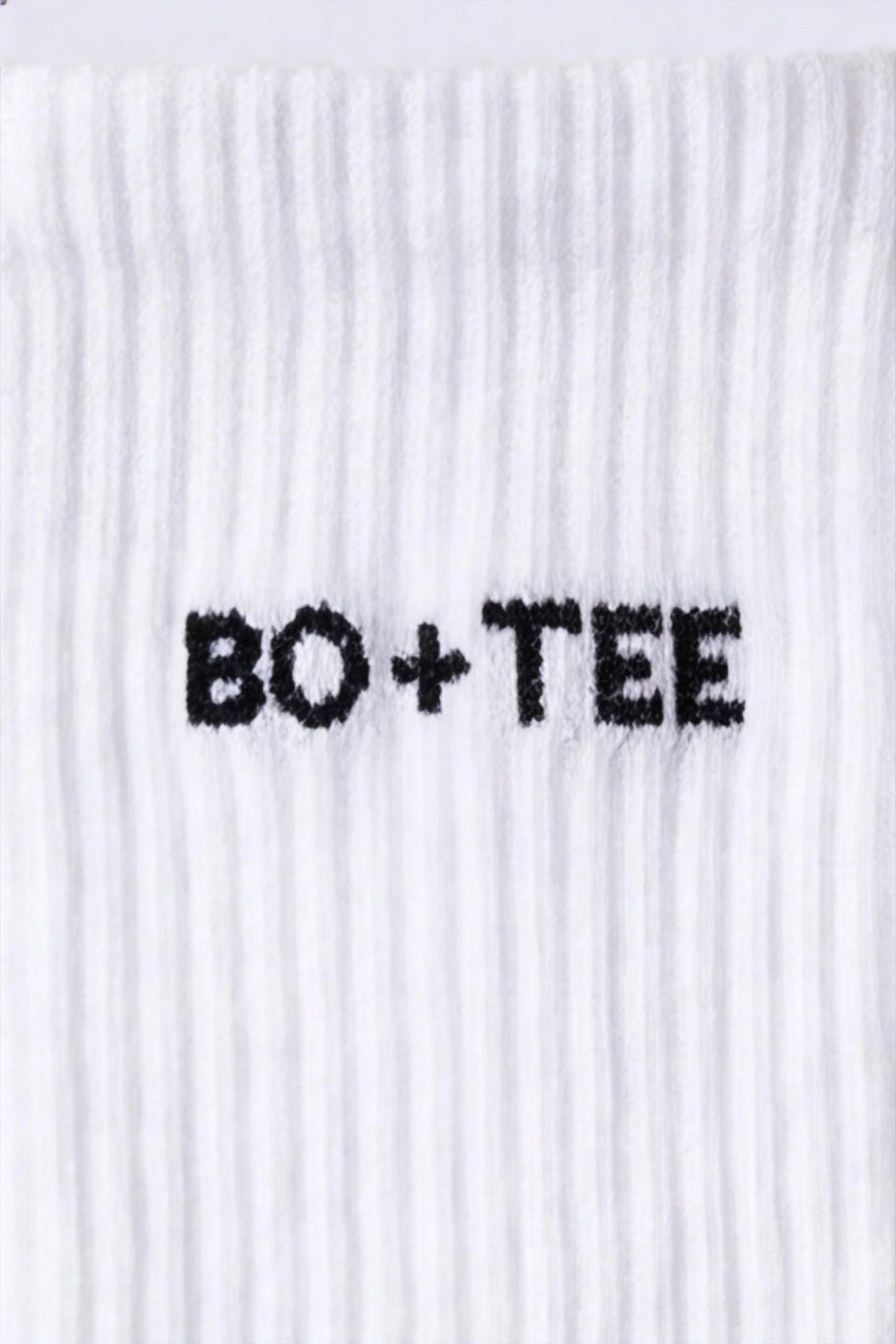 Ribbed Half-Crew 3-Pack Socks in White - Image 2