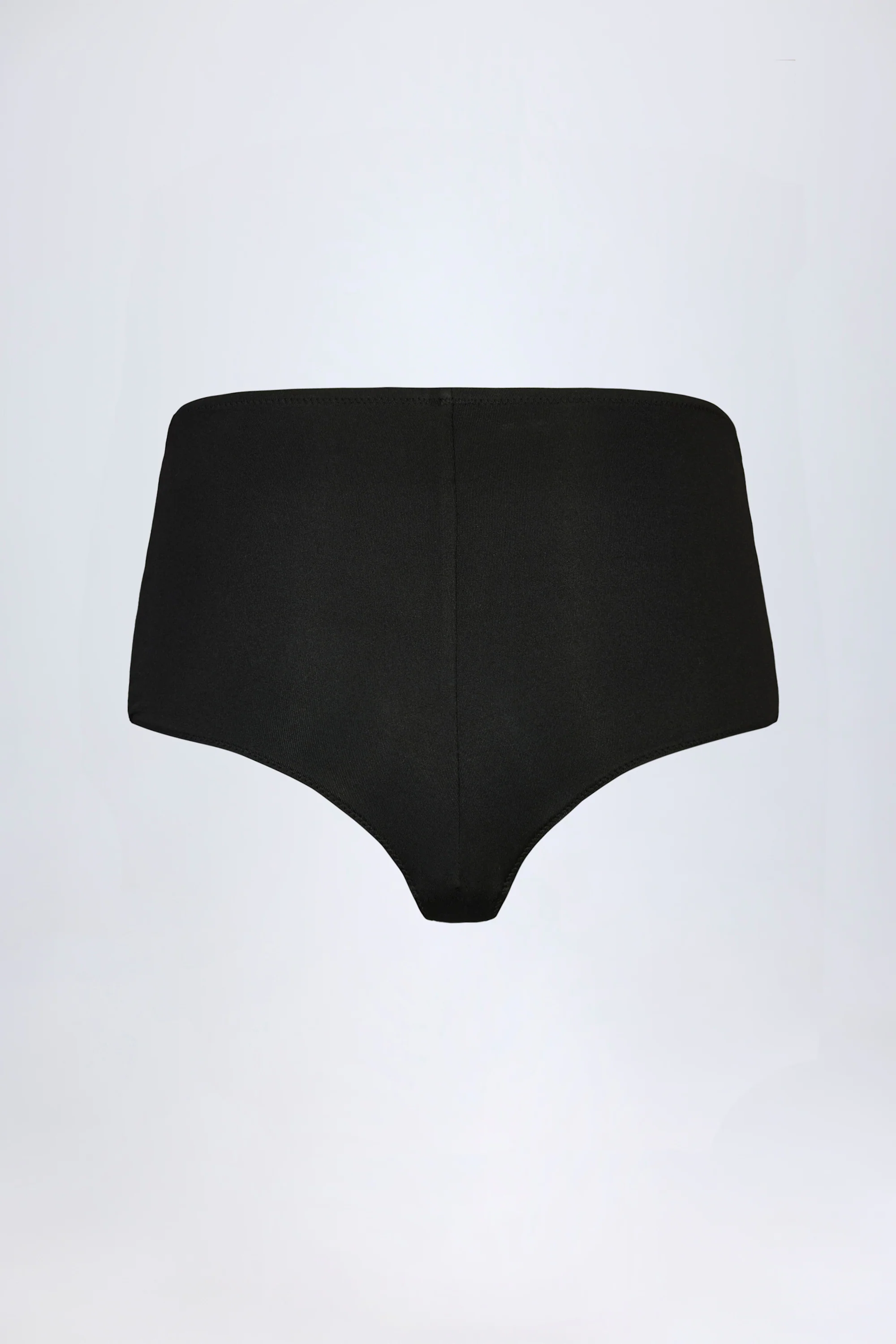 Slinky Jersey Low-Rise Hot Pants in Black - Image 6