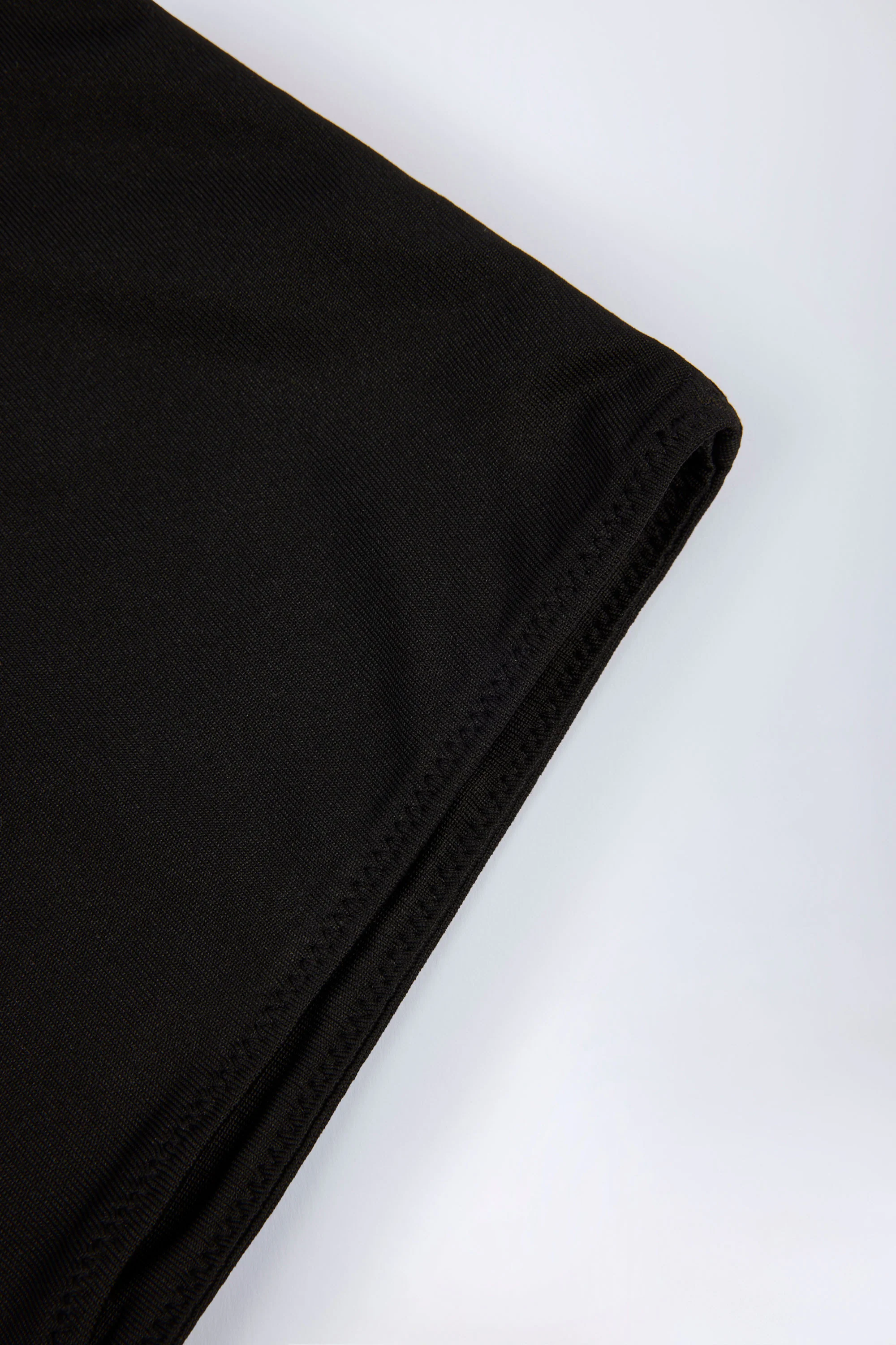 Slinky Jersey Low-Rise Hot Pants in Black - Image 8