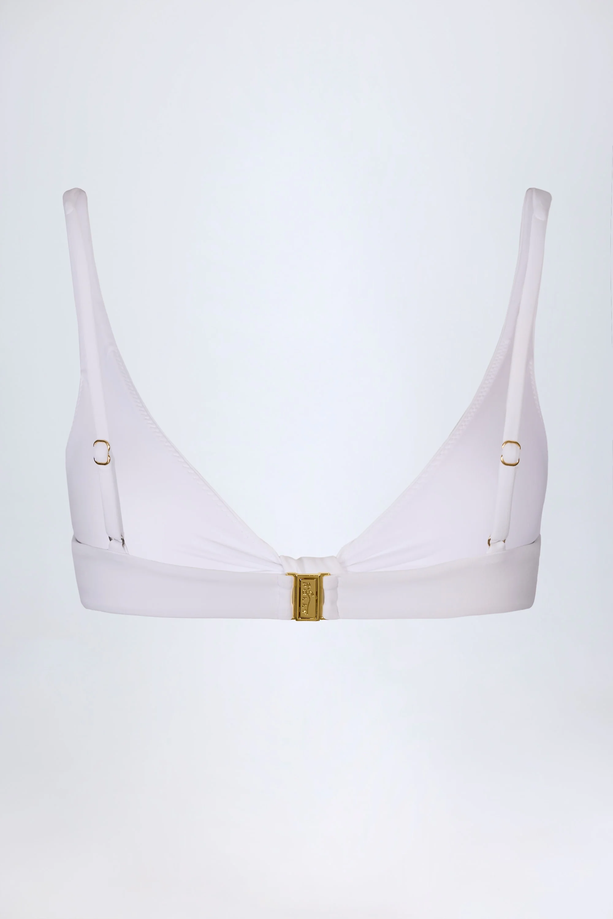 Knot-Detail Bikini Top in White - Image 4
