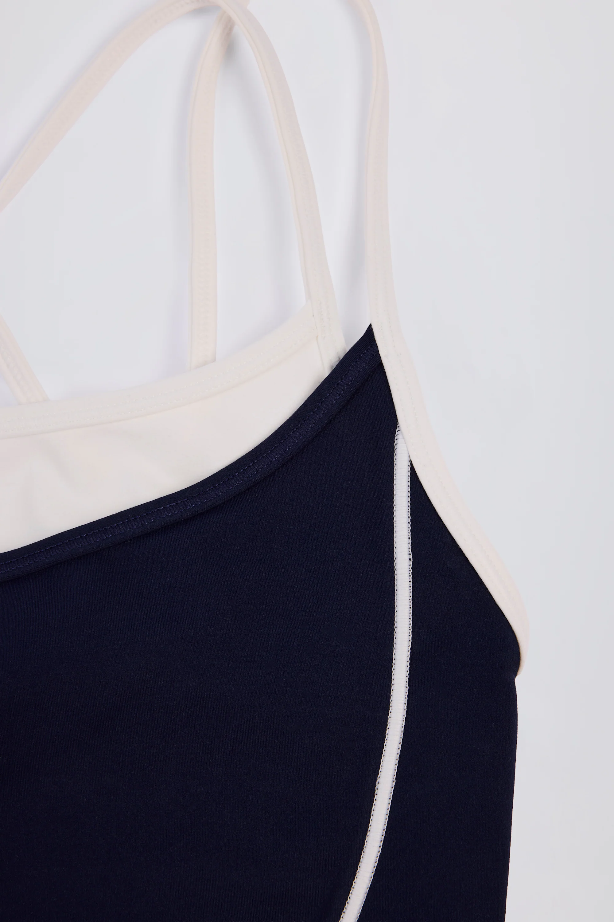 Soft Active Layered Tank Top in Midnight - Image 6
