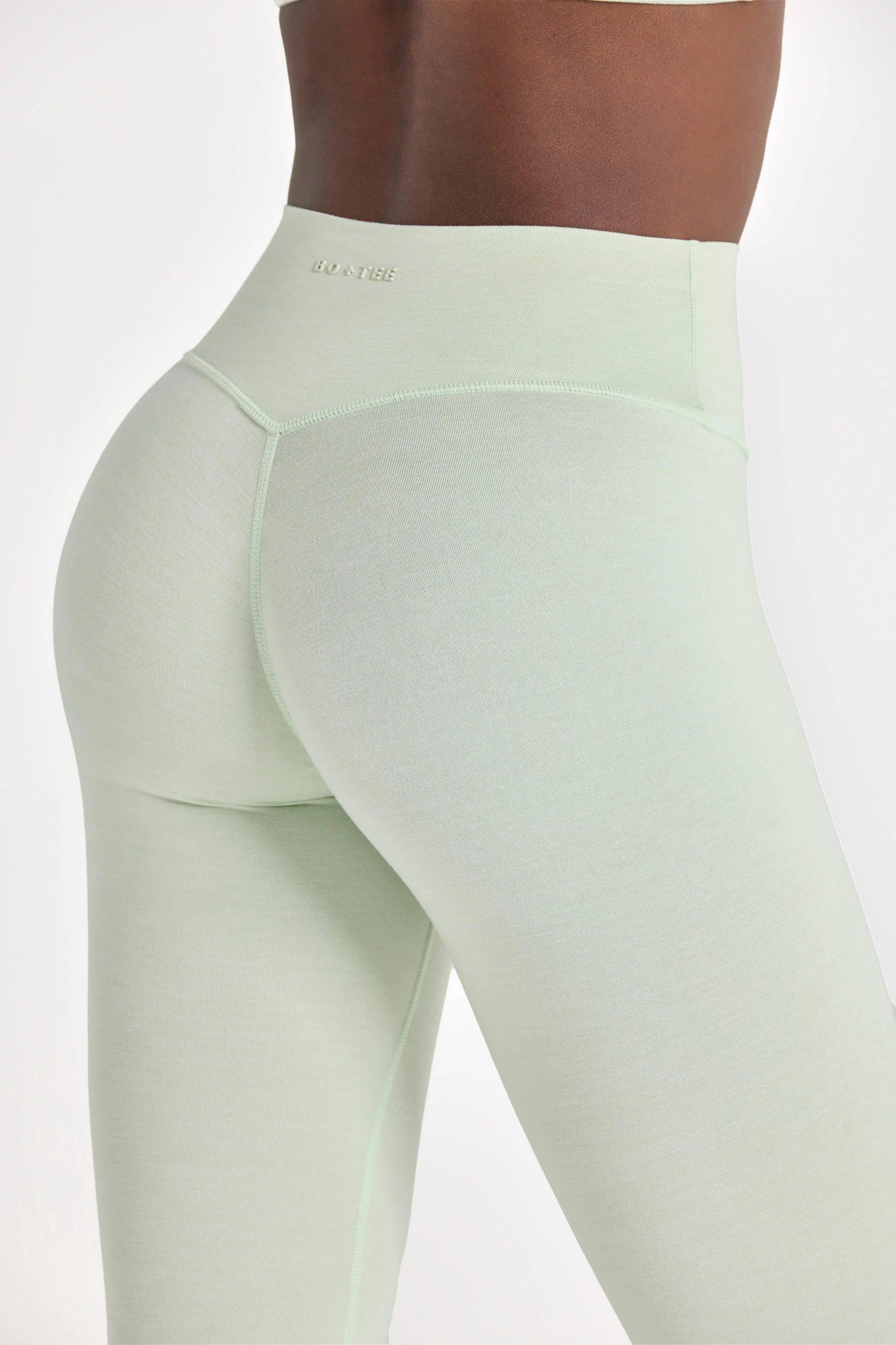 Soft Active Leggings in Pistachio - Image 5