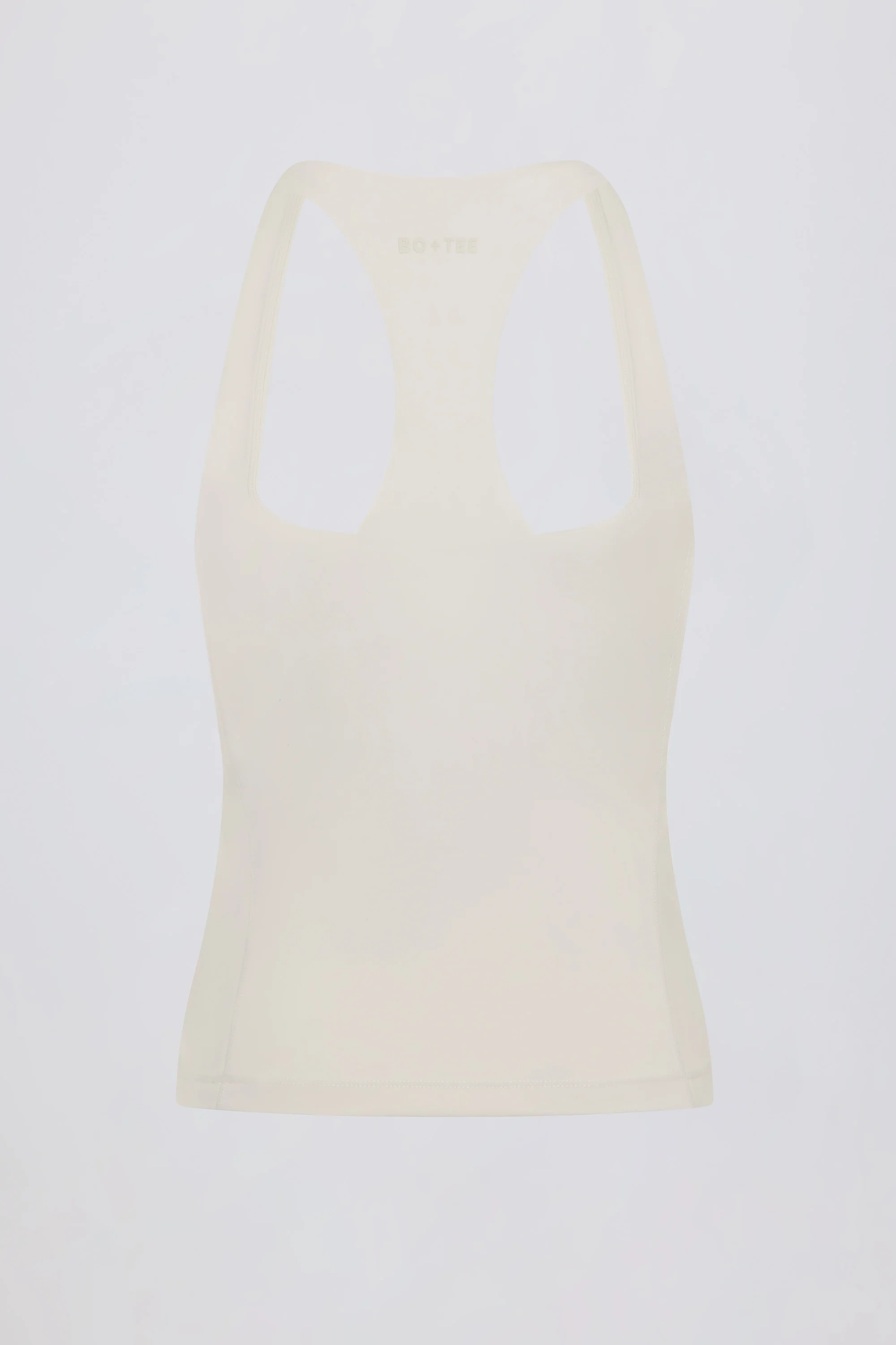 Soft Active Racerback Tank Top in Oat - Image 5