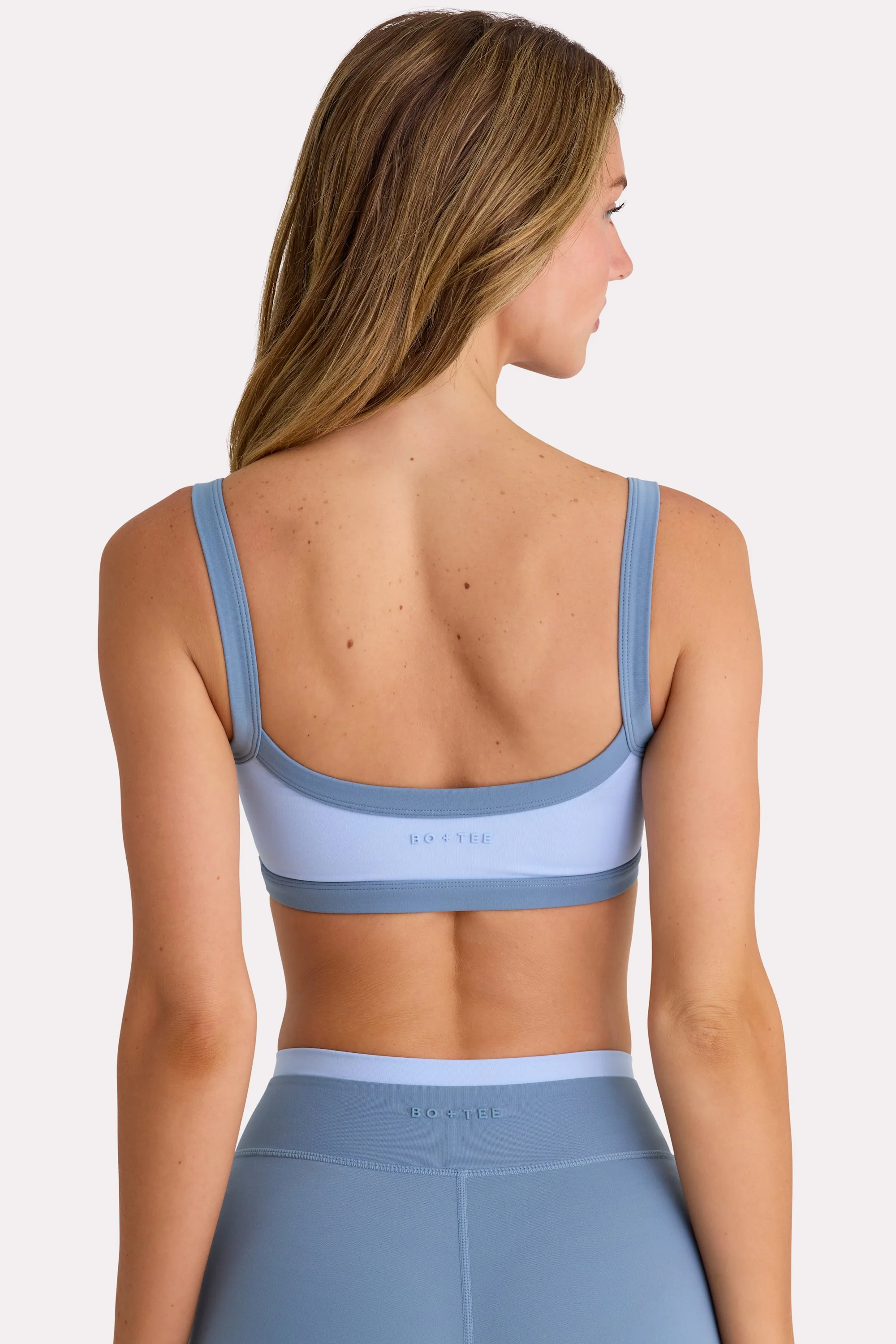 Soft Active Sports Bra in Sky - Image 2