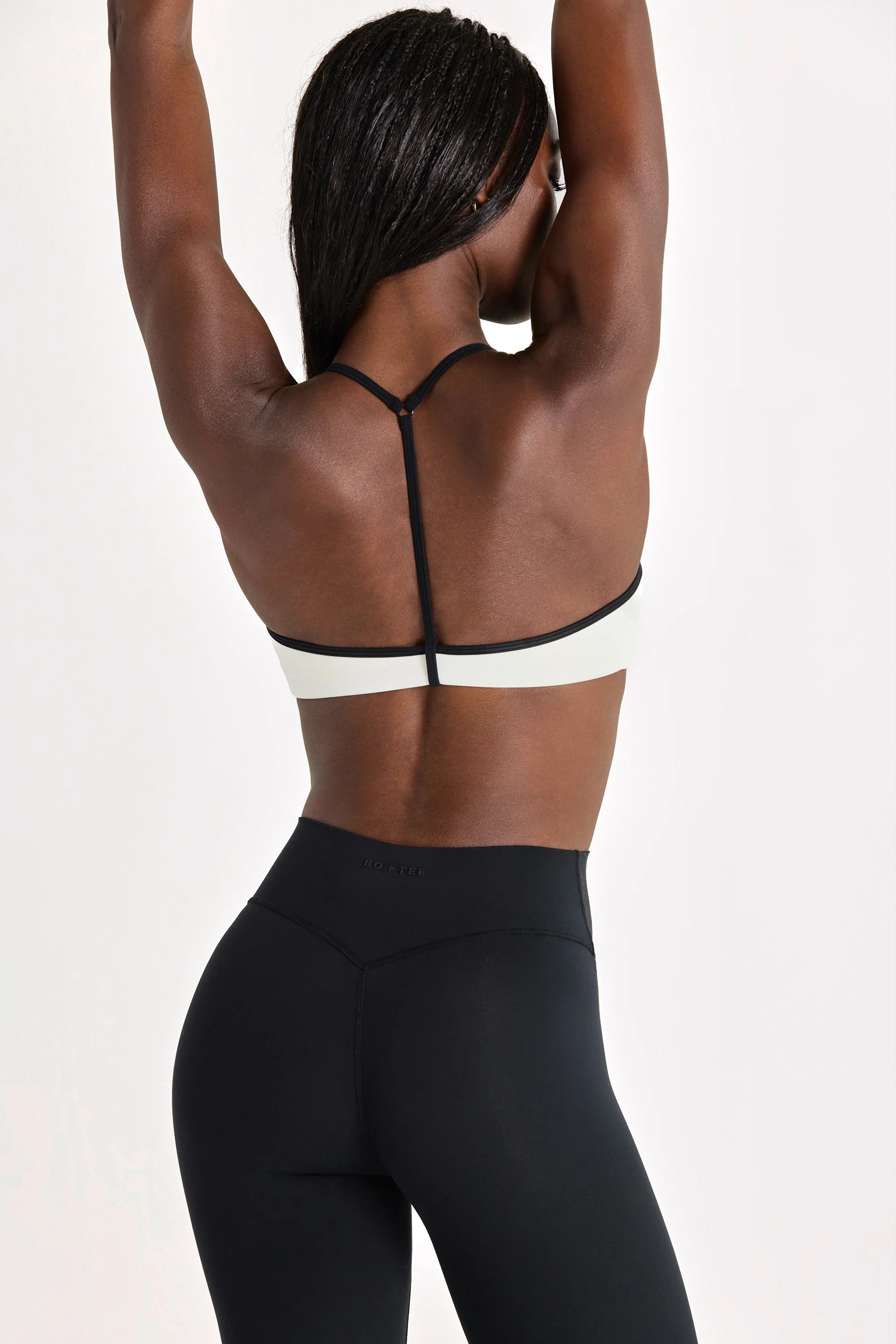 Soft Active Sports Bra in Ivory - Image 2
