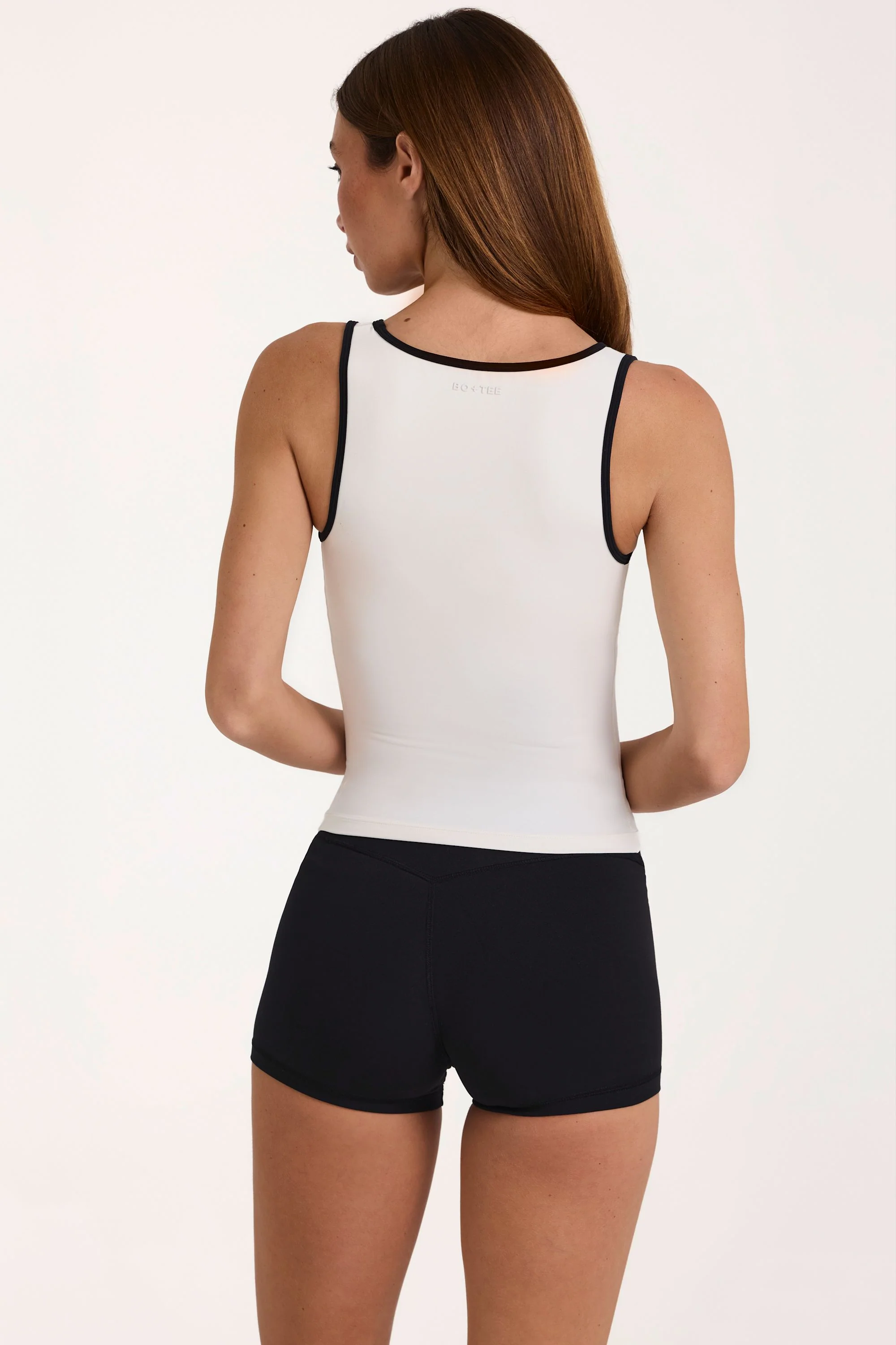 Soft Active Tank Top in Ivory - Image 2