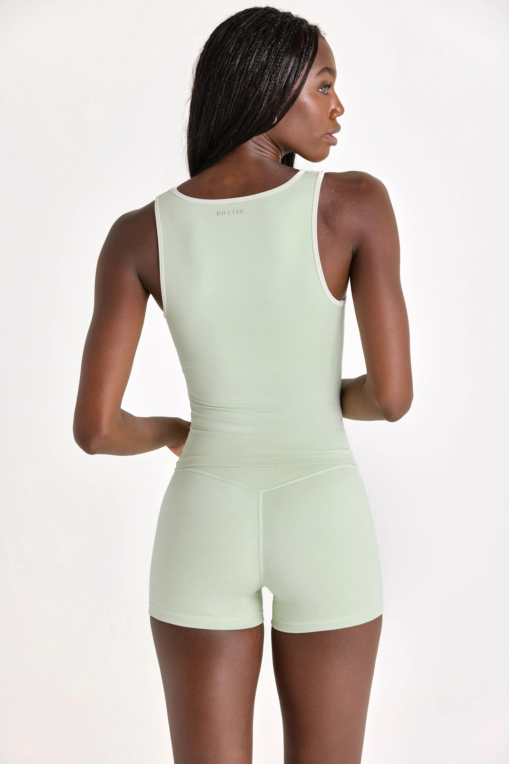 Soft Active Tank Top in Pistachio - Image 3