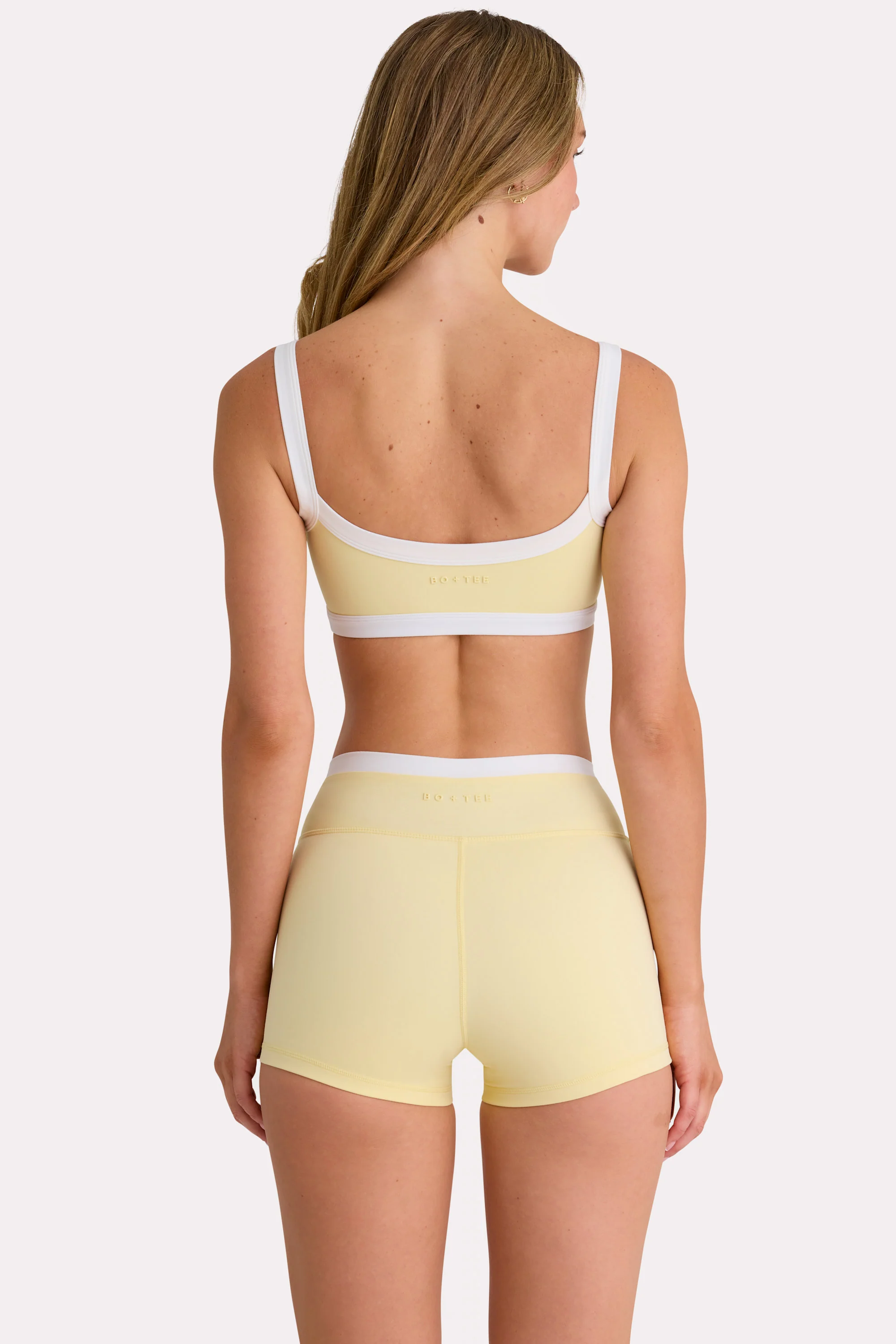 Soft Active Shorts  in Lemon - Image 2