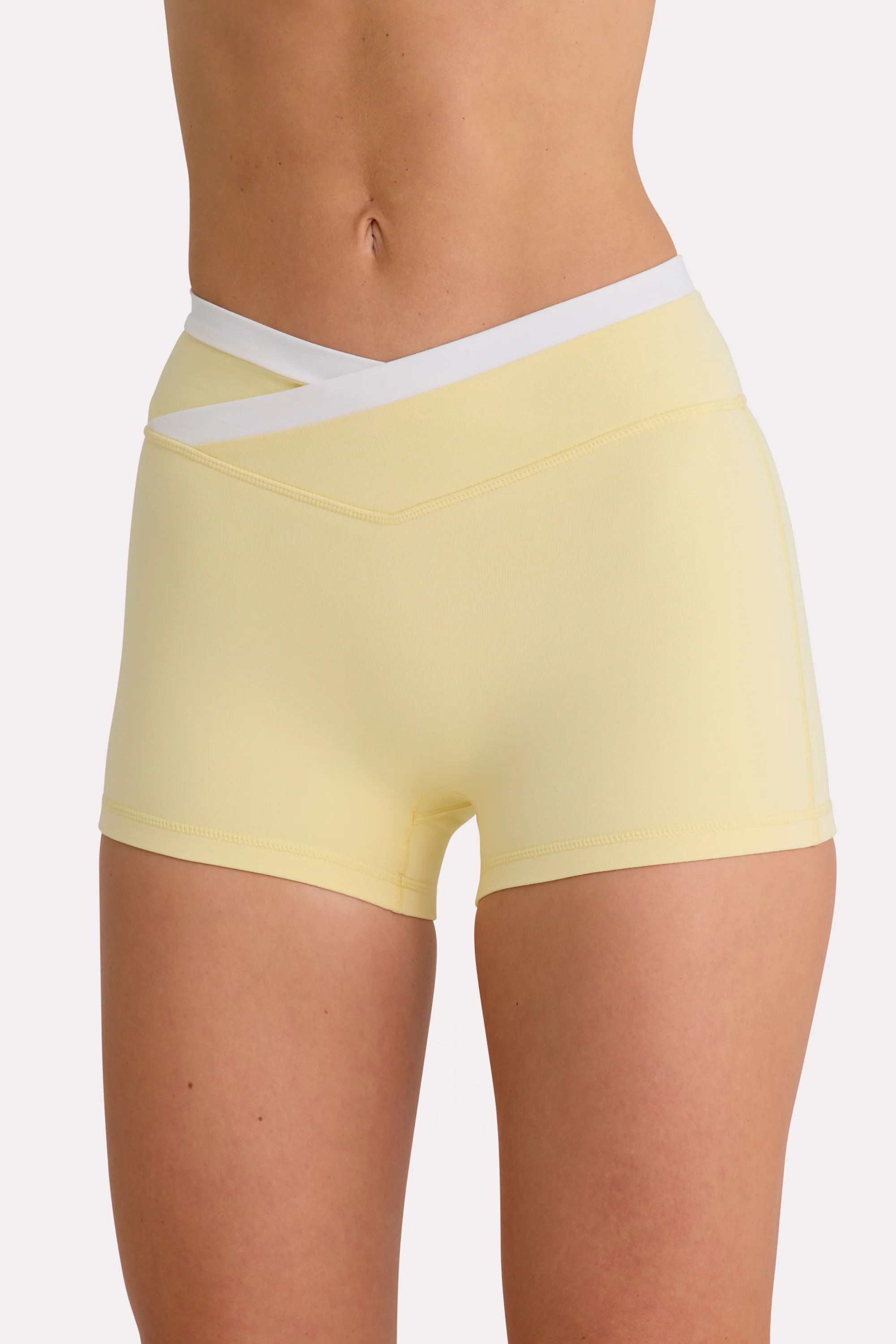 Soft Active Shorts  in Lemon - Image 4