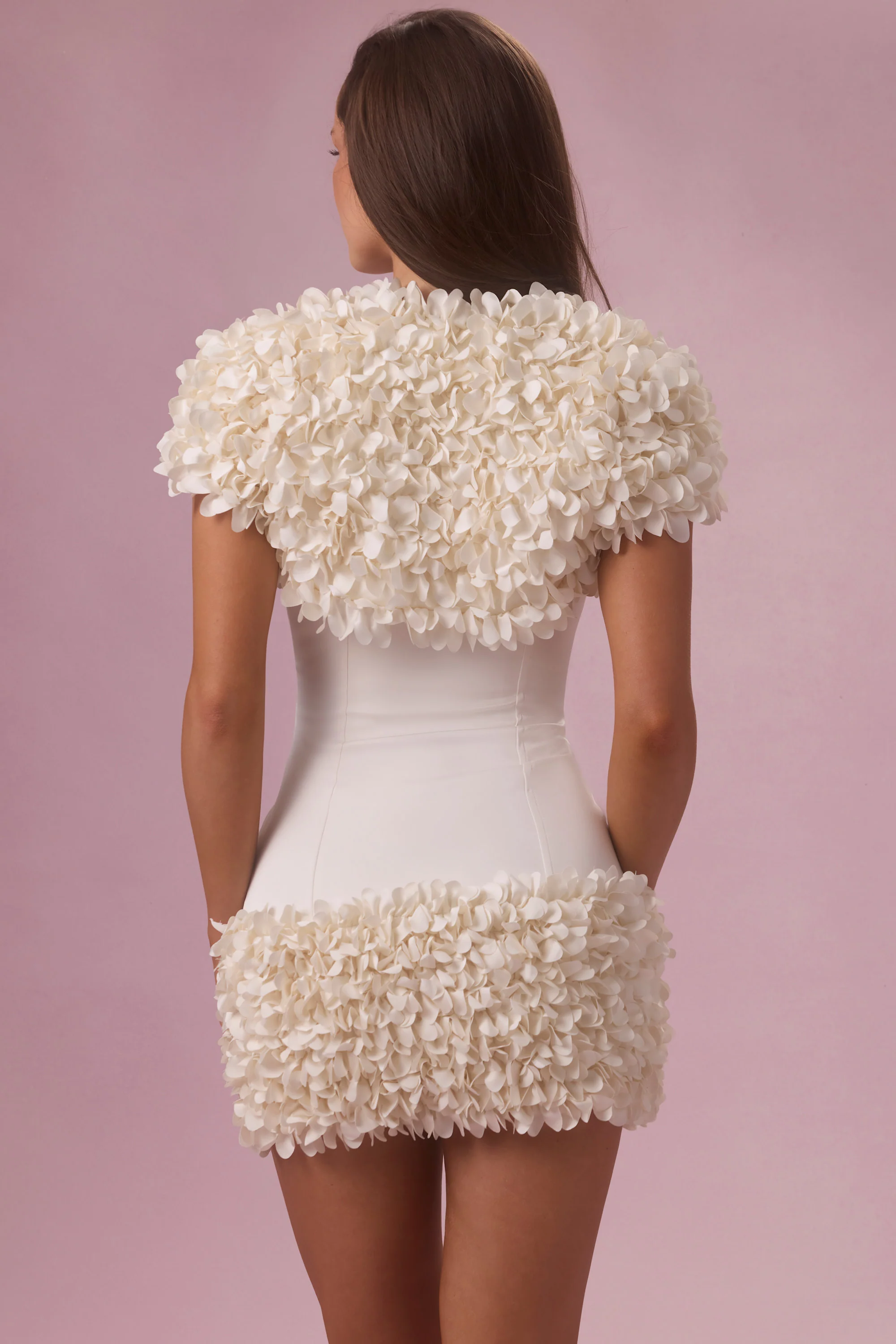 Cropped Bolero  in Ivory - Image 2