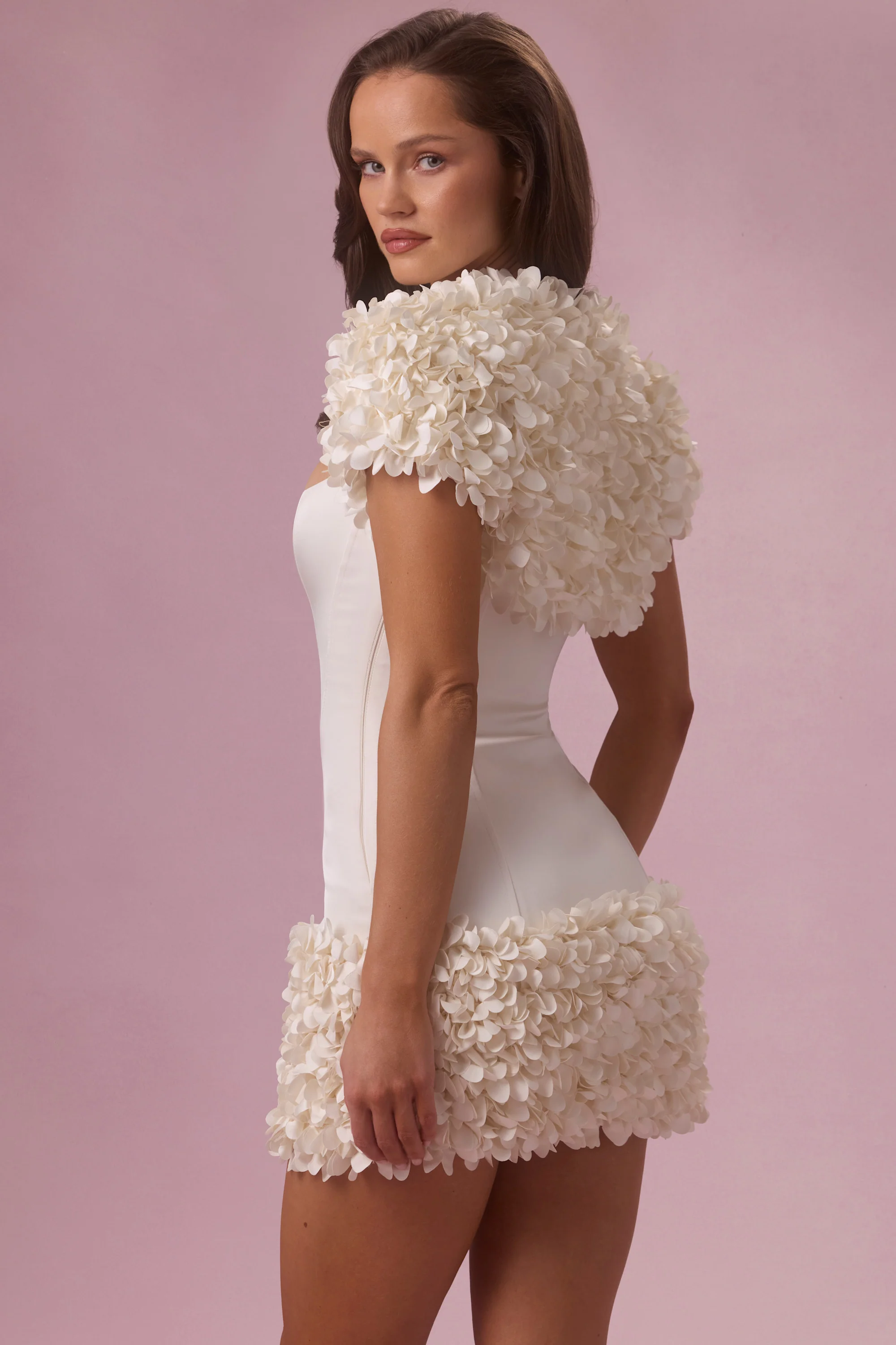Cropped Bolero  in Ivory - Image 5
