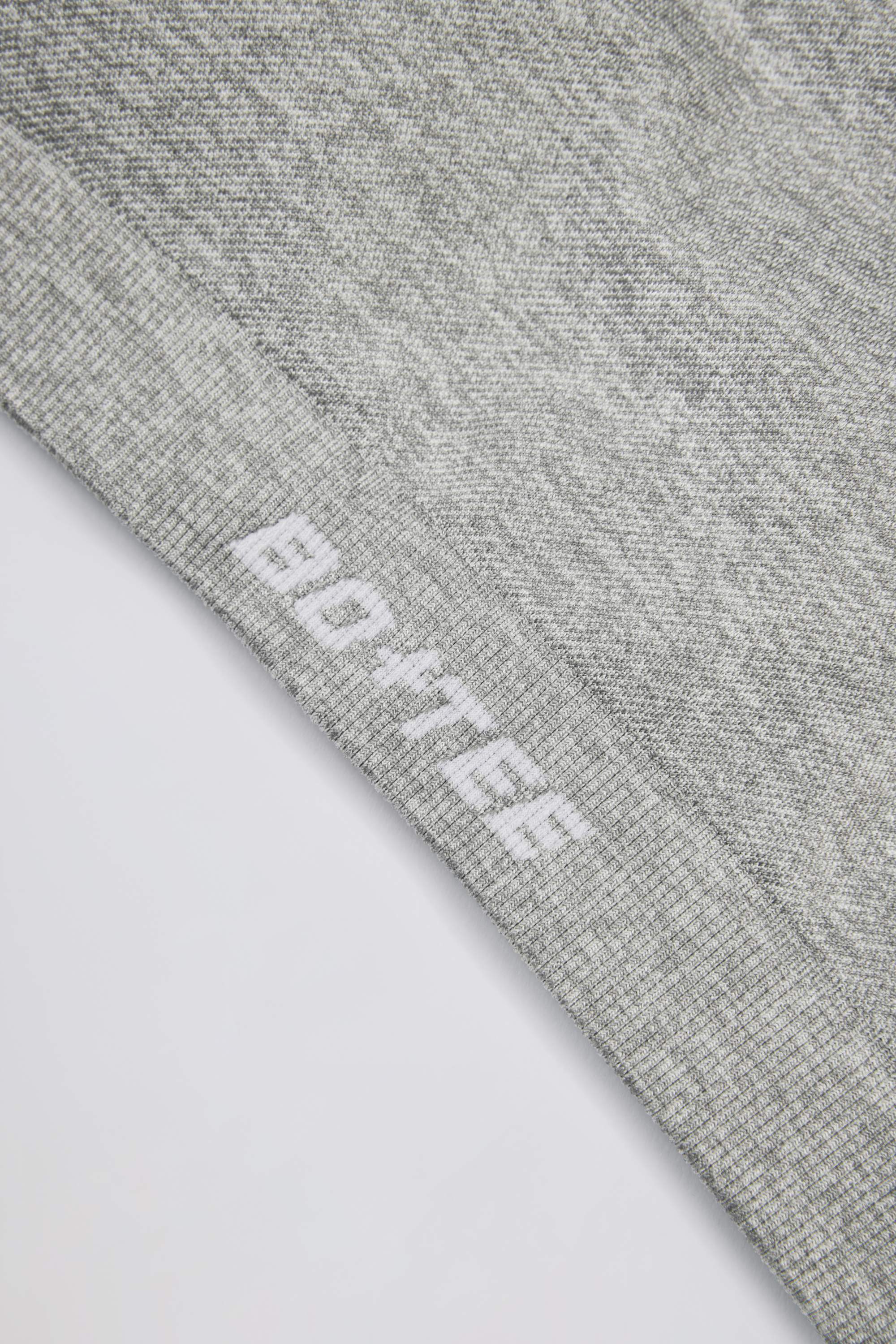 Super Sculpt Seamless Backless Sports Bra in Grey Marl - Image 5