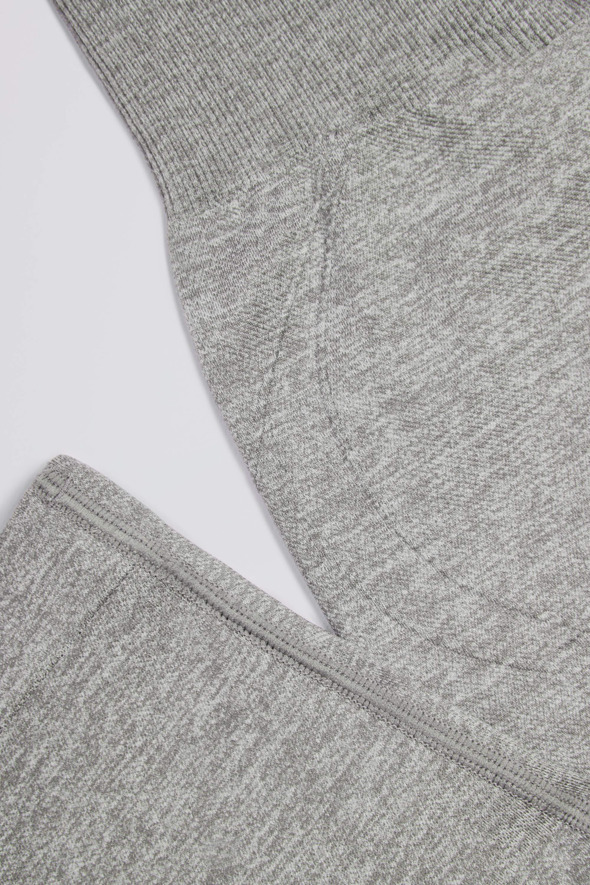 Super Sculpt Seamless High-Waist Leggings in Grey Marl - Image 6