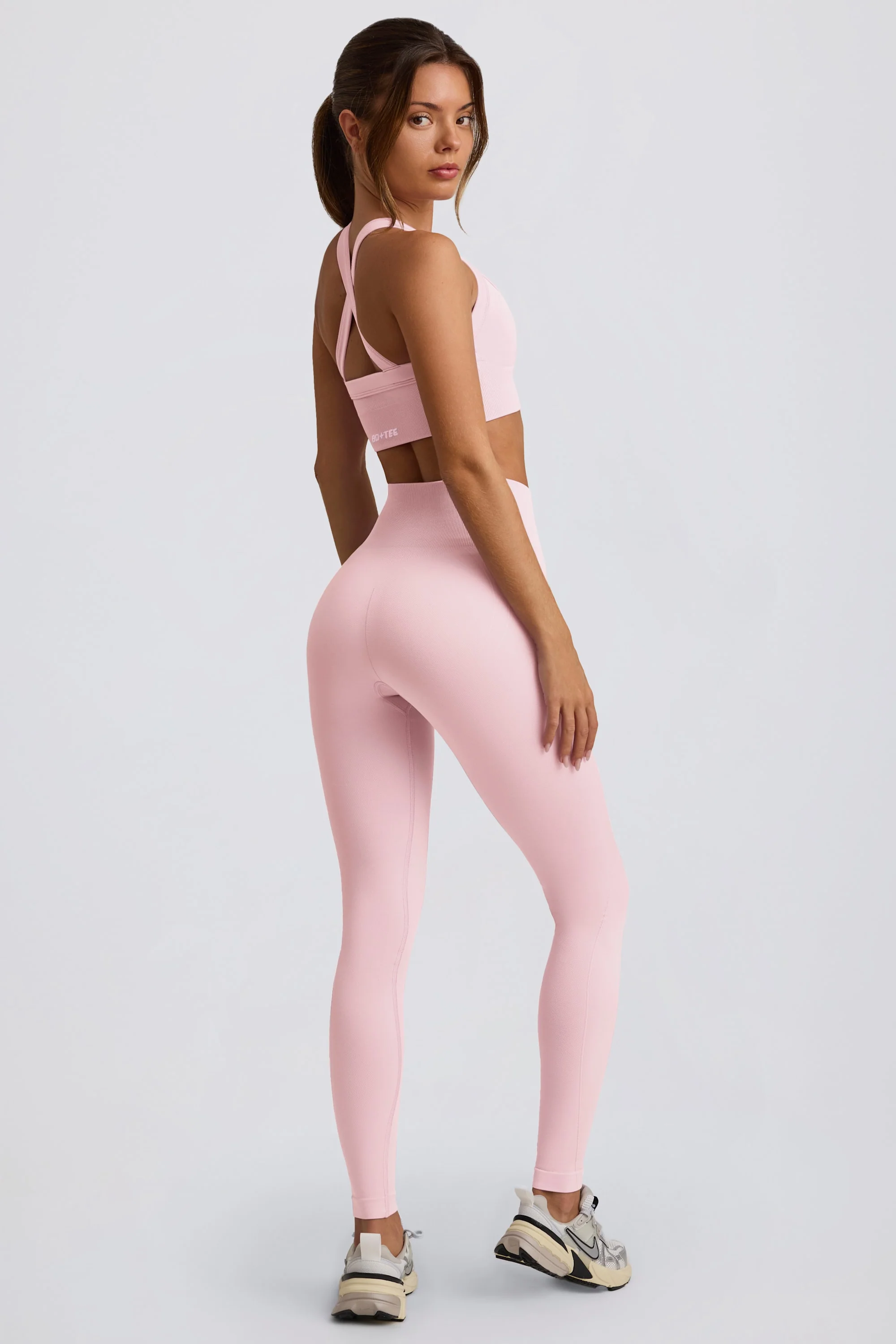 Super Sculpt Seamless High-Waist Leggings in Soft Pink - Image 2