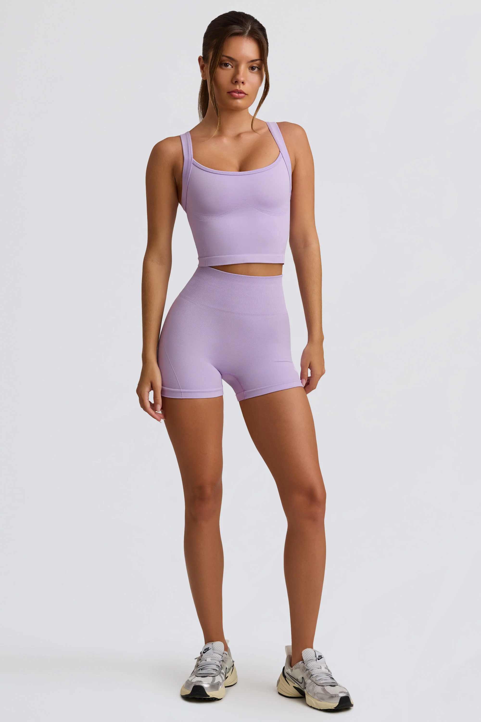 Super Sculpt Seamless Longline Camisole Top in Lavender - Image 6