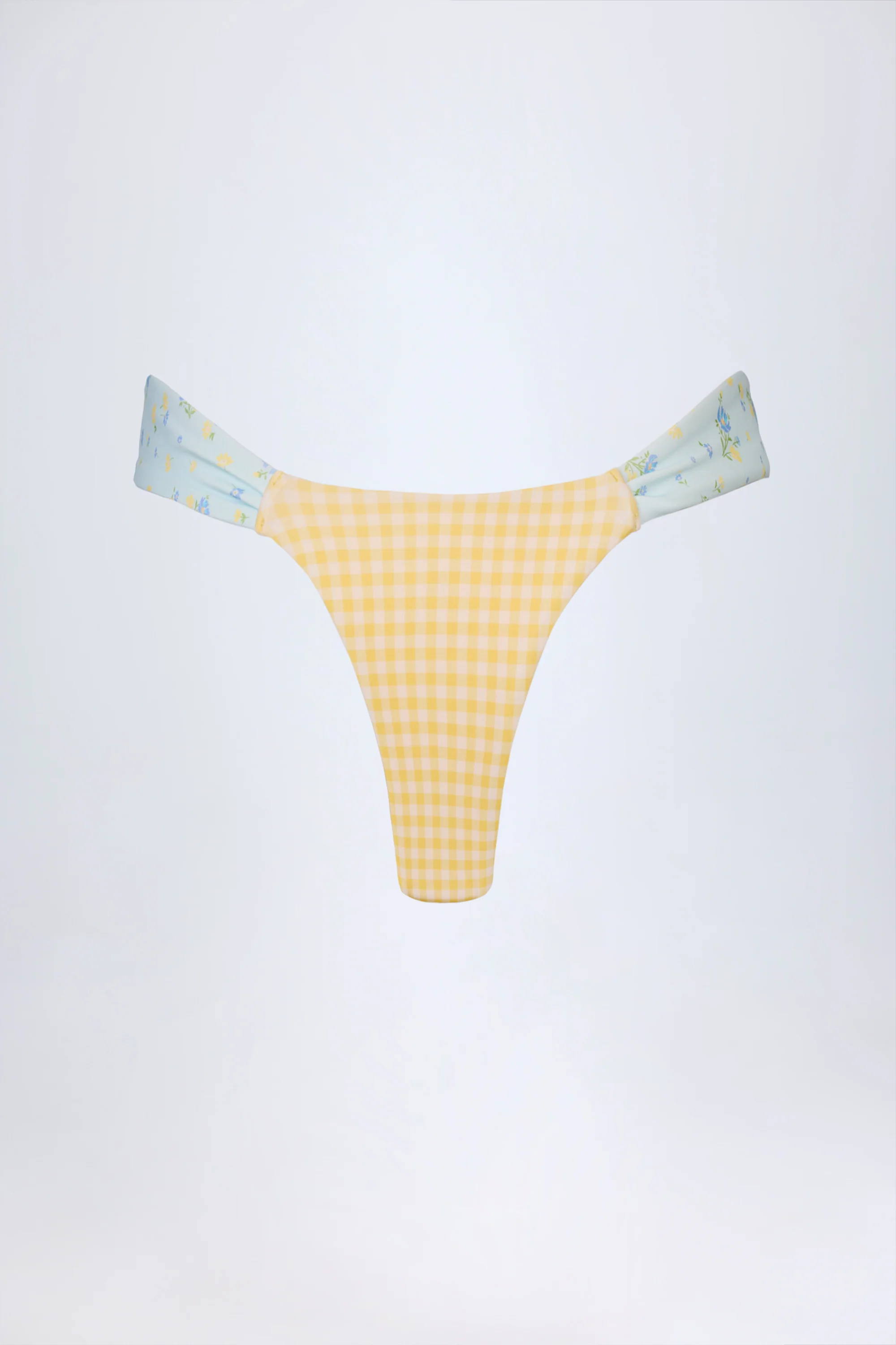 Cheeky Bikini Bottoms in Yellow Gingham - Image 5