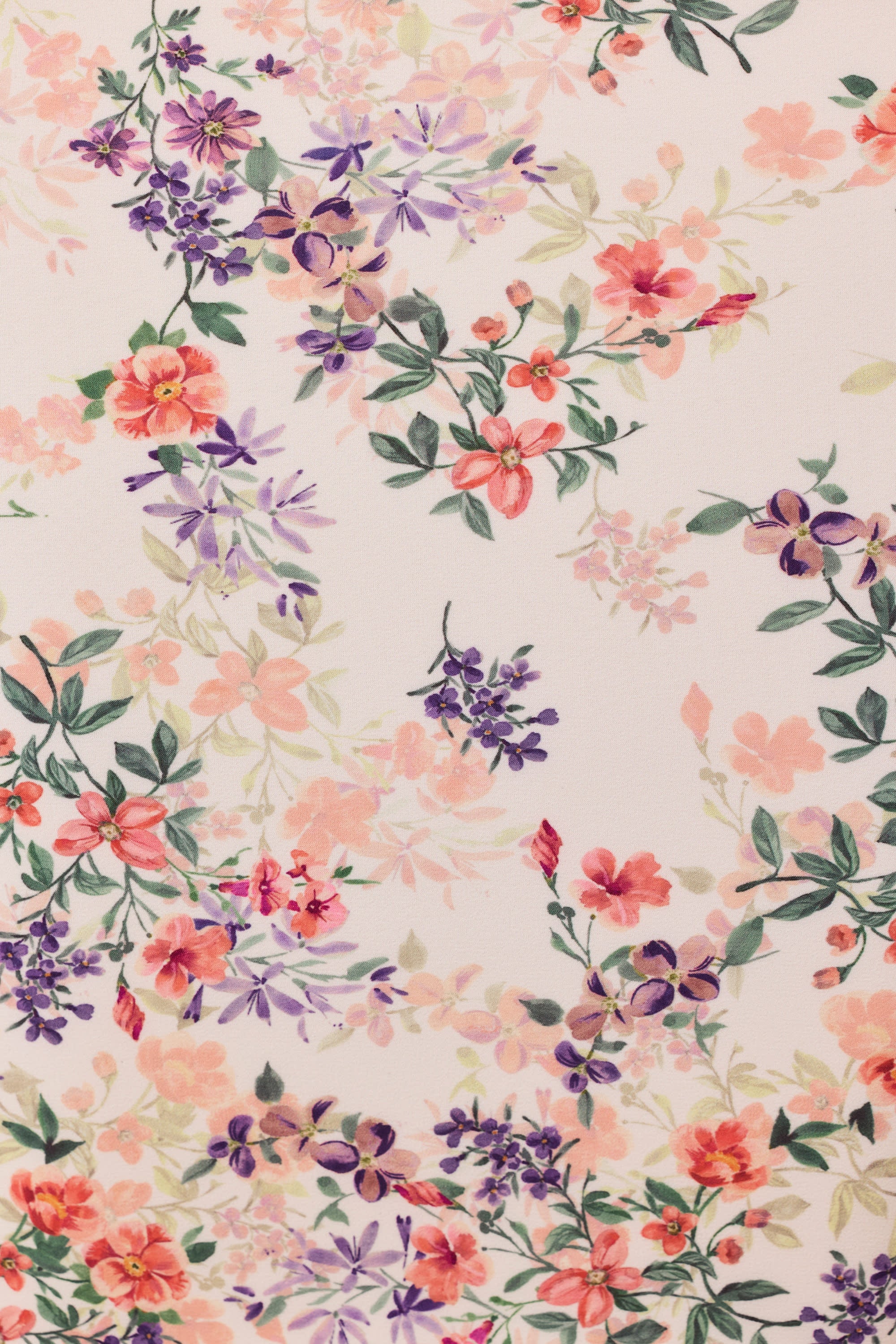 Layered Bra-Detail Fishtail Midaxi Dress in Primrose Floral Print - Image 5
