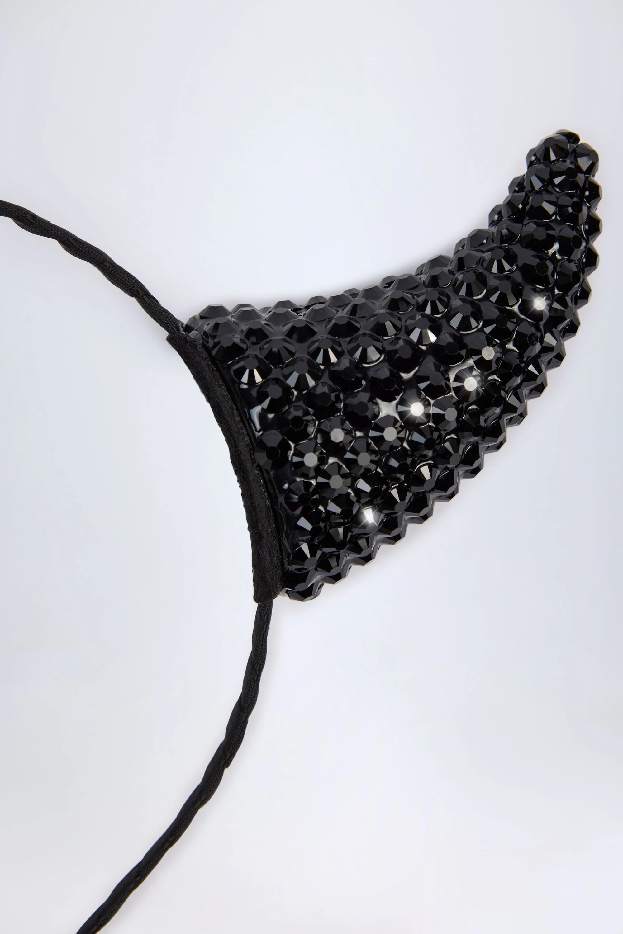 Devil Horns Headband in Black - Image 3