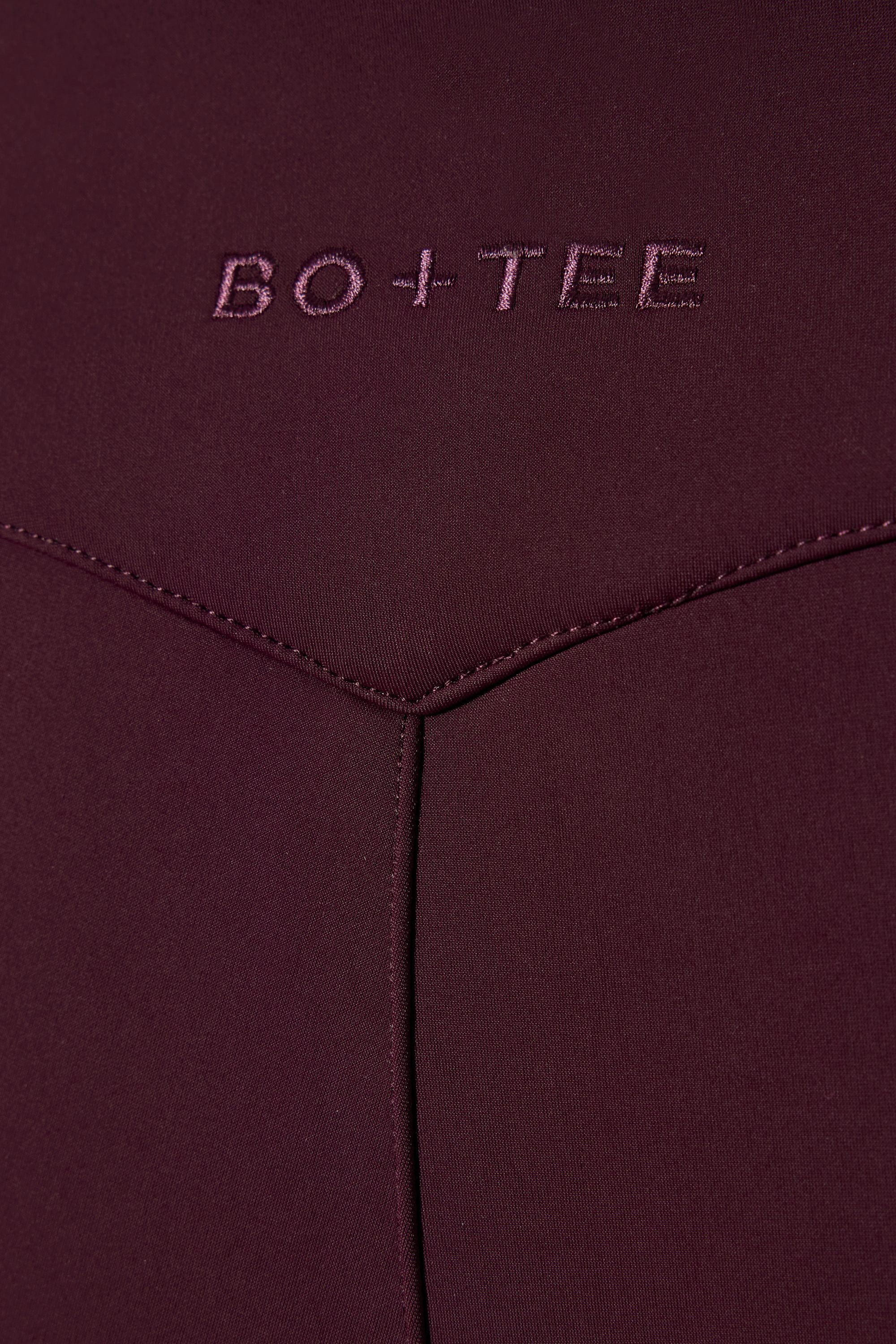 Waterproof Belted Ski Salopettes in Burgundy - Image 6