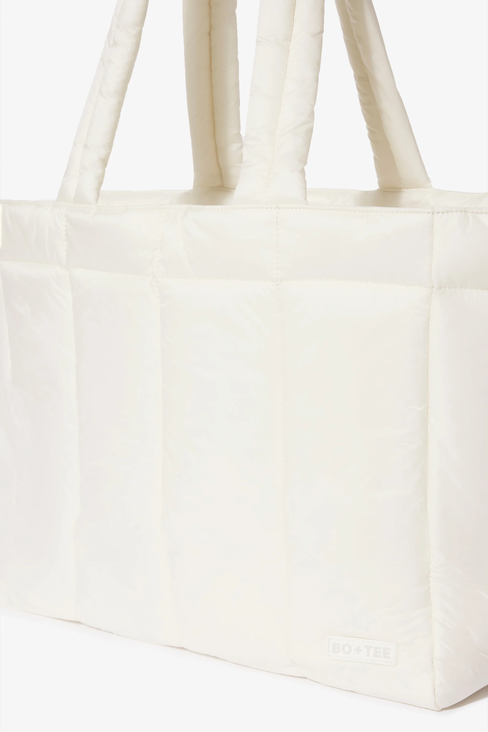 Waterproof Puffer Tote Bag in Ice - Image 4